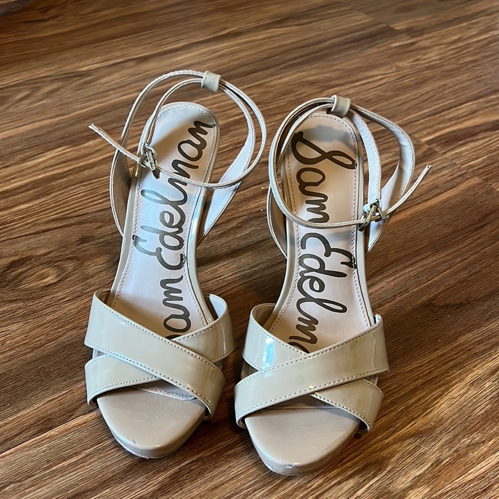 Sam Edelman Nude Stiletto Heels Size 7